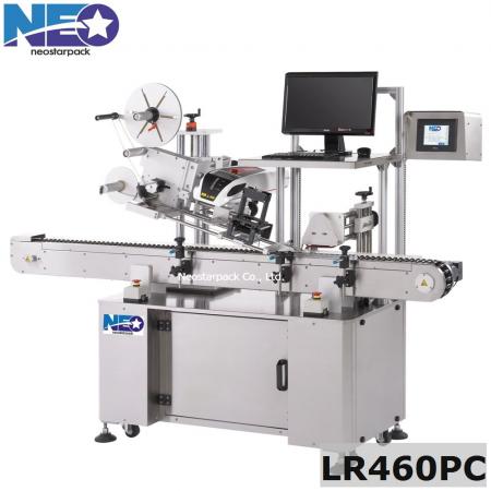 máquina de rotulagem de garrafas redondas horizontais e máquina de impressão a laser LR460PC